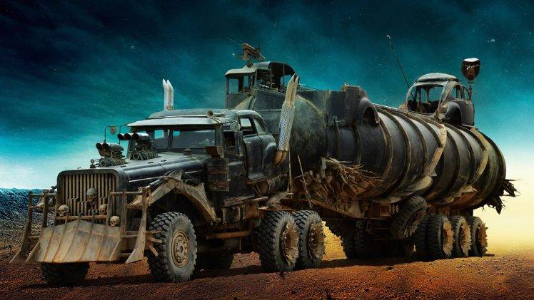 Mad Max, Mad Max: Fury Road, Car, Truck, Skull, Movies HD Wallpaper Desktop Background
