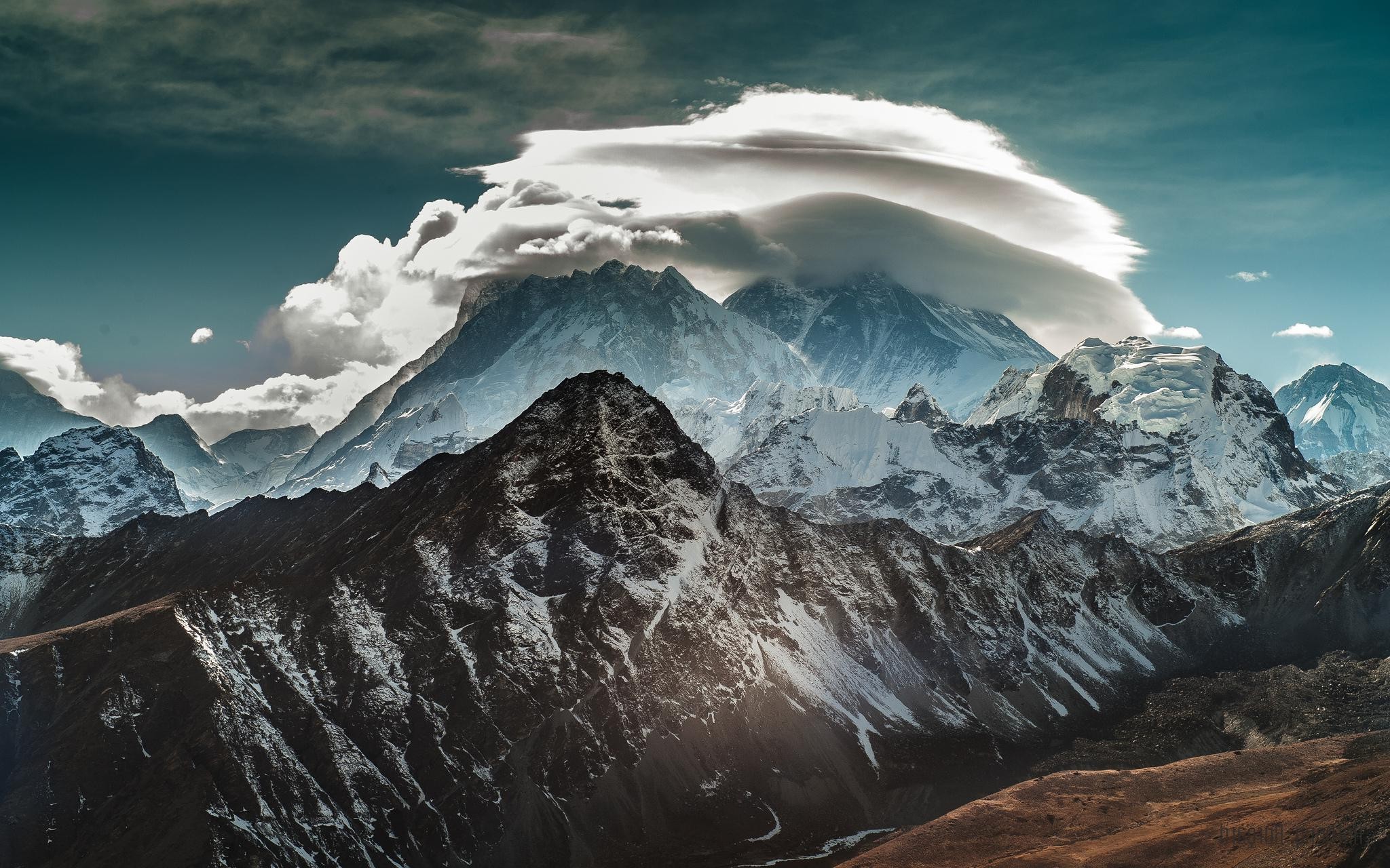 mountain, Landscape, Clouds Wallpaper