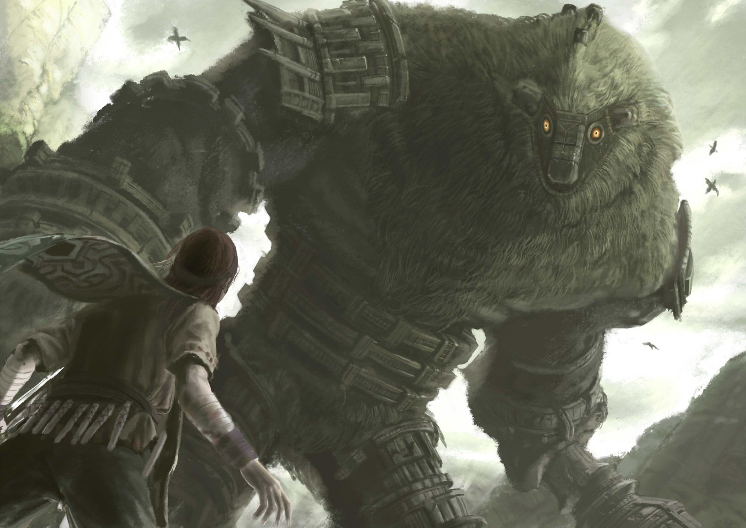 Shadow Of The Colossus, Wander, Video Games, Colossus, Creature, Fantasy Art Wallpaper