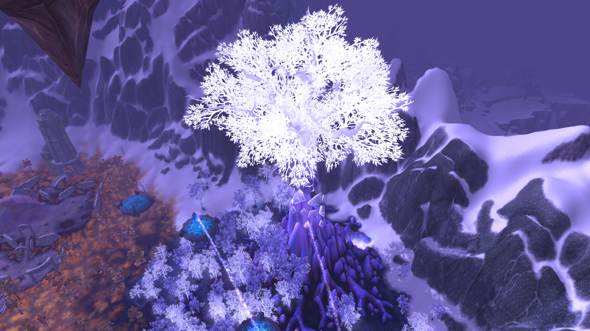 blue, World Of Warcraft, Blizzard Entertainment, Video Games, Crystalsong Forest Wallpaper