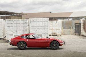car, Toyota 2000GT, Toyota, Red, Red Cars