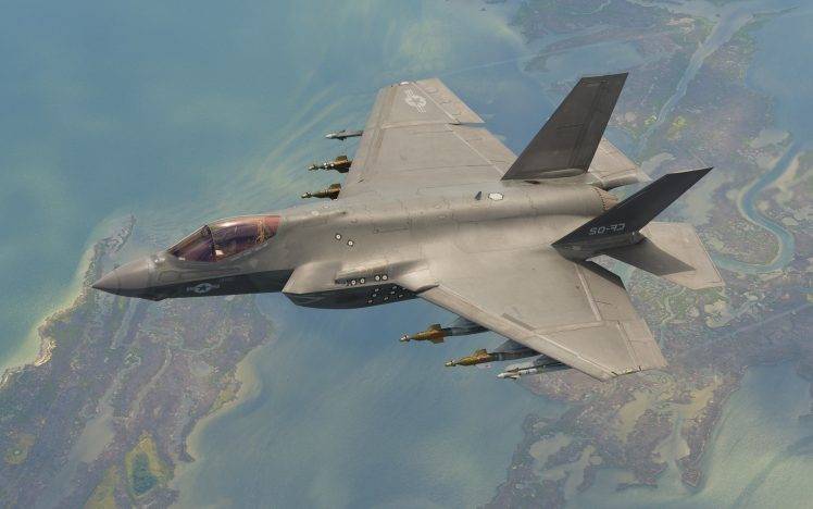 aircraft, Military Aircraft, Landscape, Lockheed Martin F 35 Lightning II HD Wallpaper Desktop Background