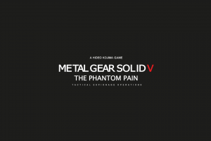 Metal Gear Solid V: The Phantom Pain, Video Games, Minimalism, Simple, Big Boss, Kojima Productions, Solid Snake