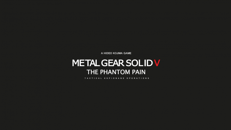 Metal Gear Solid V: The Phantom Pain, Video Games, Minimalism, Simple, Big Boss, Kojima Productions, Solid Snake HD Wallpaper Desktop Background