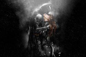 Batman, Catwoman, Kissing