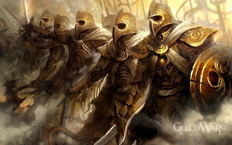 Guild Wars, Knights, Video Games HD Wallpaper Desktop Background