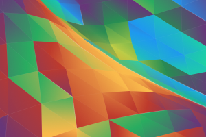 KDE, Abstract, Colorful, Artwork, Digital Art, Geometry, Triangle