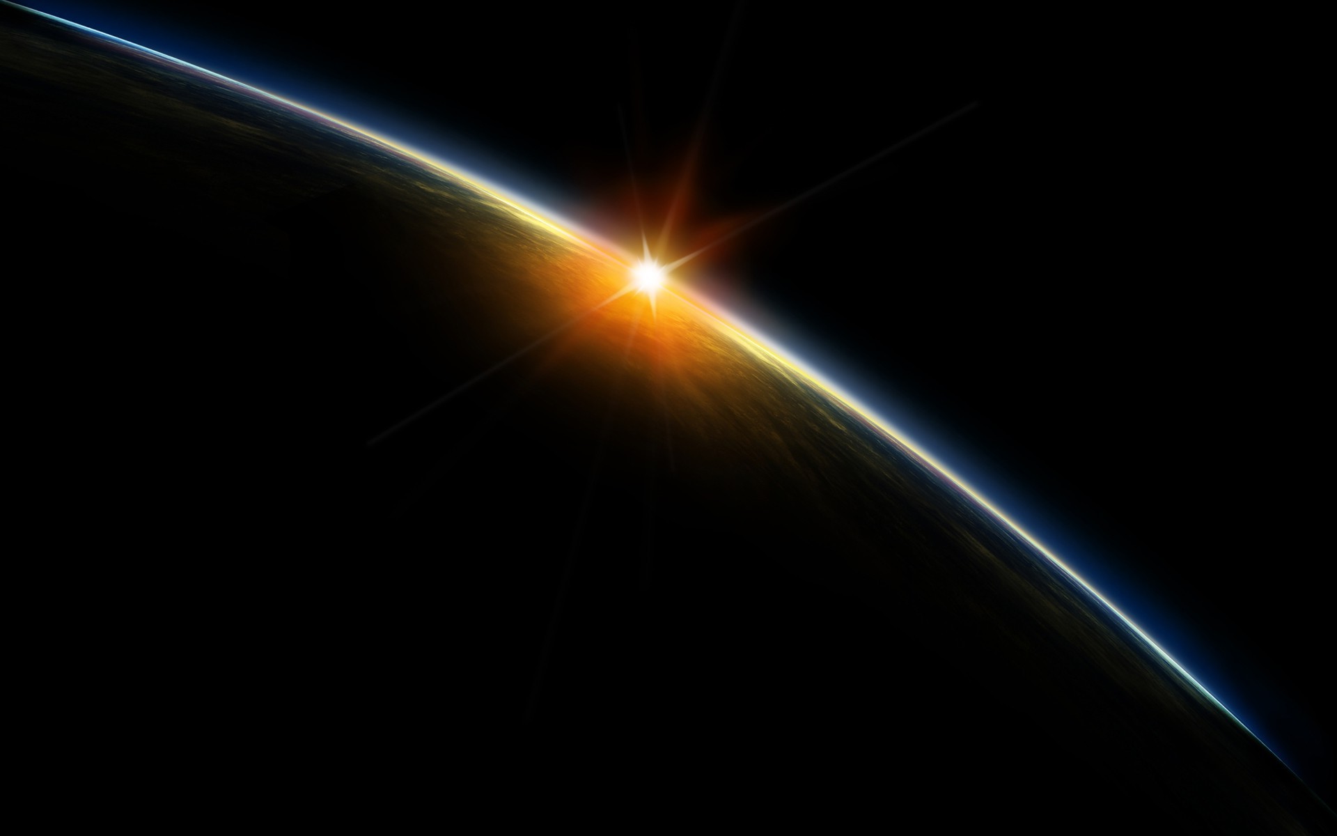 Earth, Space, Sunrise Wallpapers HD / Desktop and Mobile Backgrounds