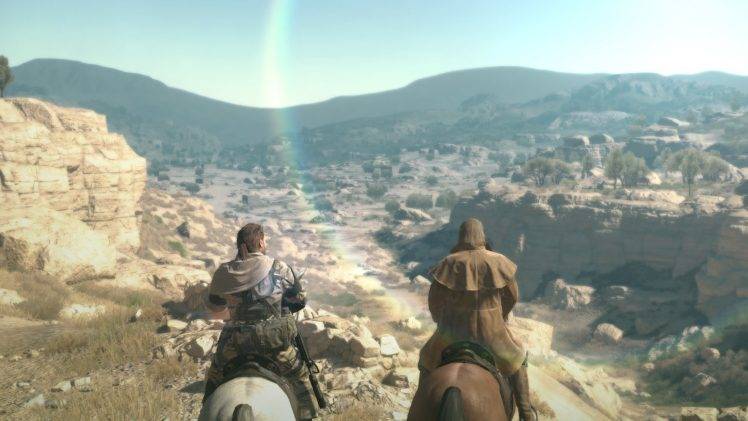 Metal Gear, Screenshots, Video Games, Metal Gear Solid V: The Phantom Pain, Revolver Ocelot, Venom Snake, Landscape, Desert HD Wallpaper Desktop Background