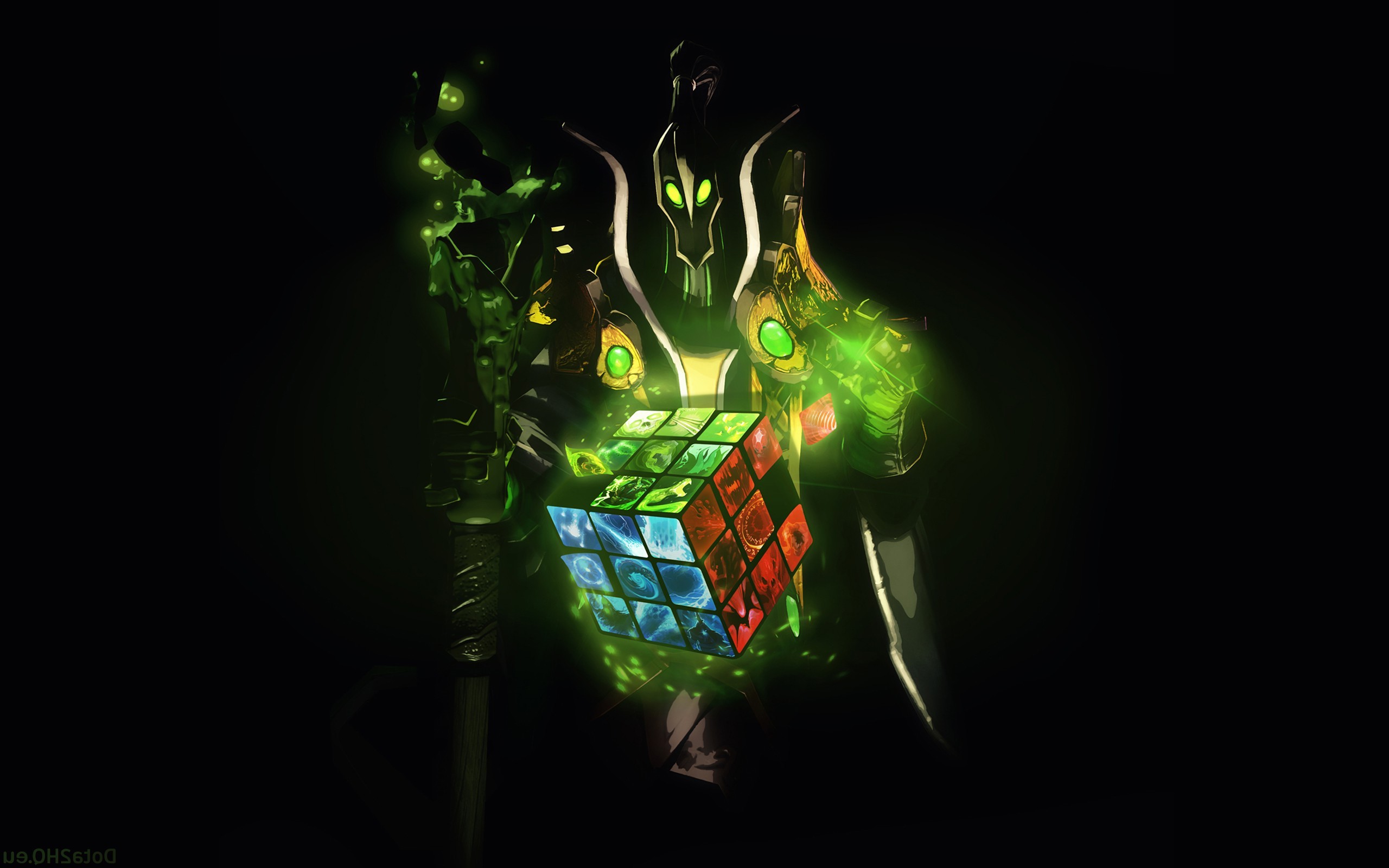 Dota 2, Rubick The Grand Magus, Rubiks Cube Wallpaper