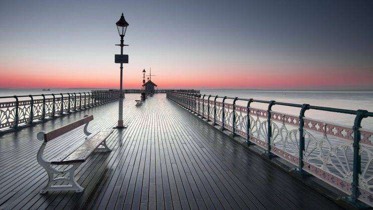 Cardiff, Sea, England, Landscape HD Wallpaper Desktop Background