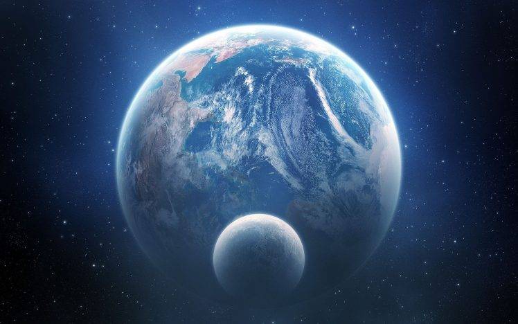 planet, Earth, Digital Art, Space Art HD Wallpaper Desktop Background