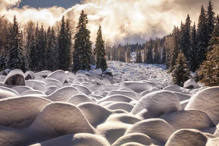 nature, Snow, Winter, Landscape HD Wallpaper Desktop Background