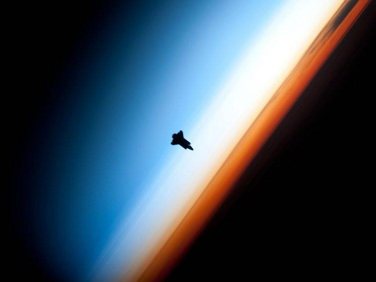 space, Skyline, Sky, Space Shuttle, Spaceship HD Wallpaper Desktop Background