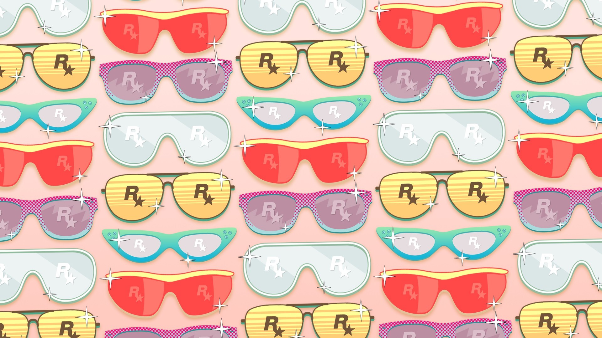 Rockstar Games, Sunglasses, Glasses, Video Games Wallpaper