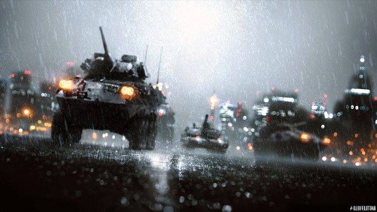 tank, Battlefield, Video Games, Rain HD Wallpaper Desktop Background