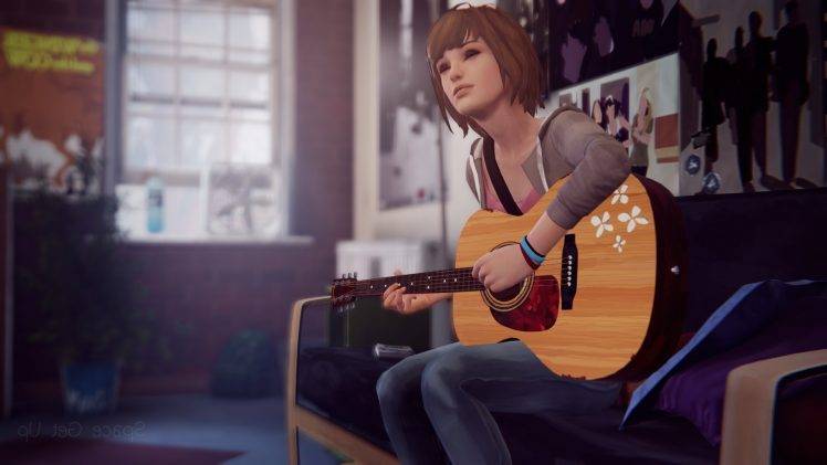 Life Is Strange, Guitar, Room, Video Games, Singing HD Wallpaper Desktop Background