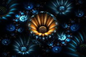 abstract, Fractal, Fractal Flowers
