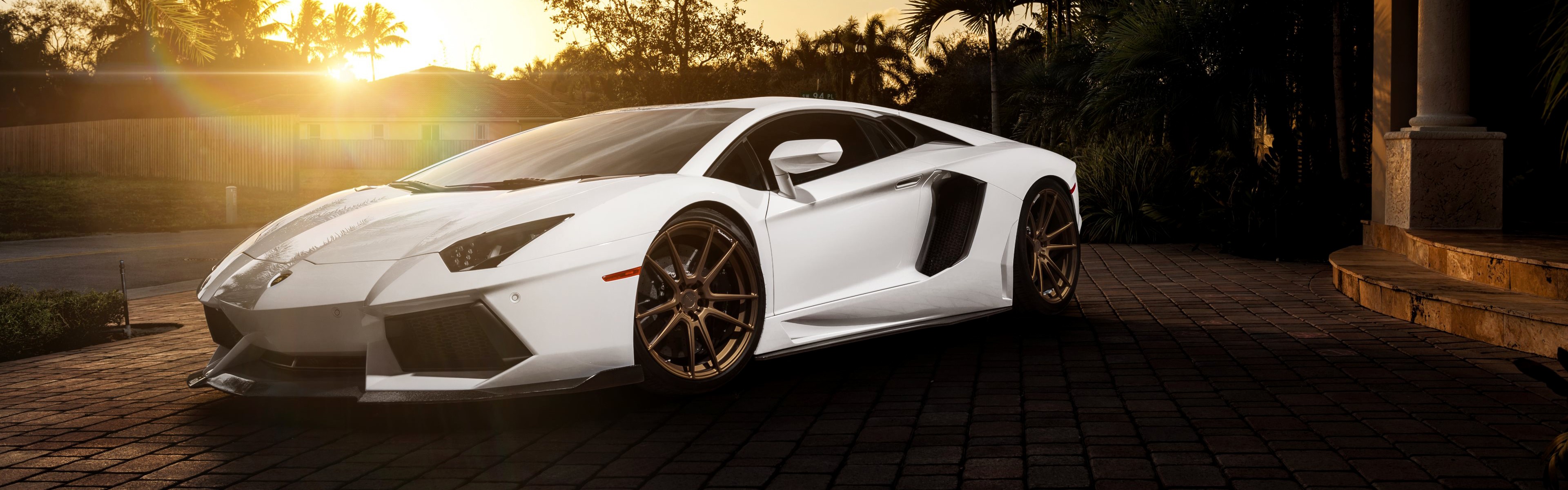 Lamborghini Aventador, Car, Multiple Display Wallpapers HD / Desktop