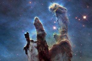 Pillars Of Creation, Nebula, Space, Stars