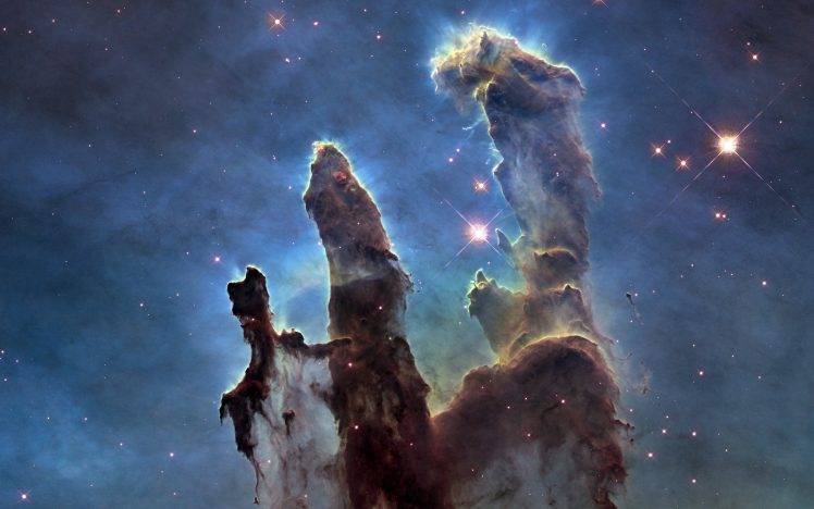 Pillars Of Creation, Nebula, Space, Stars HD Wallpaper Desktop Background