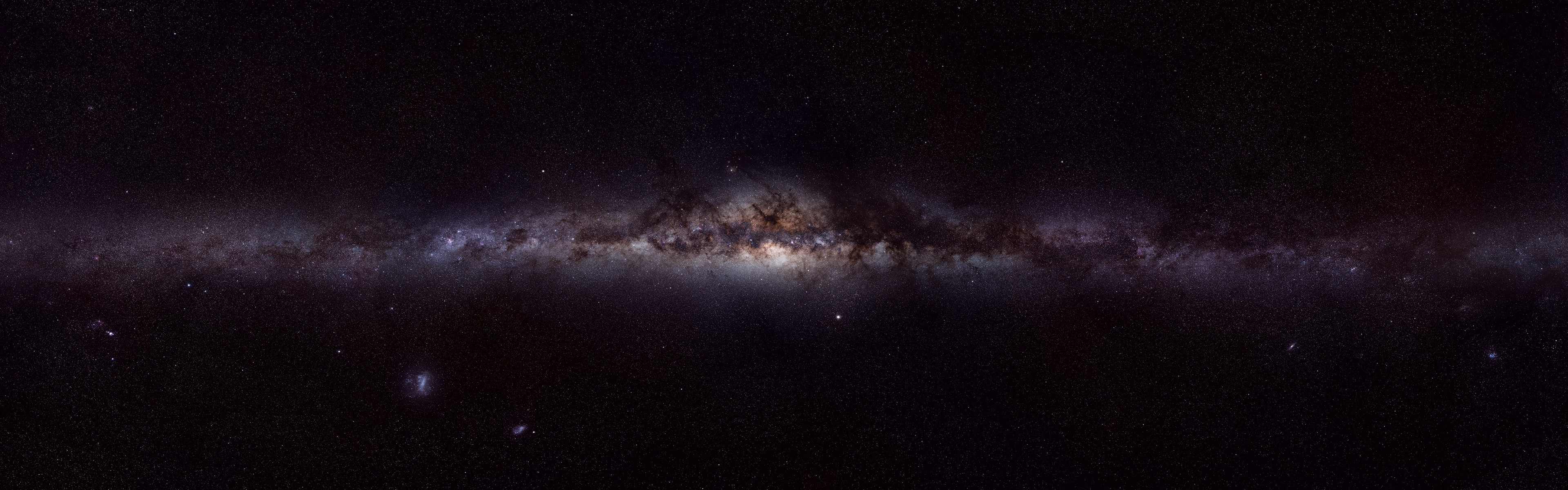 Milky Way, Space, Galaxy, Stars, Multiple Display Wallpaper
