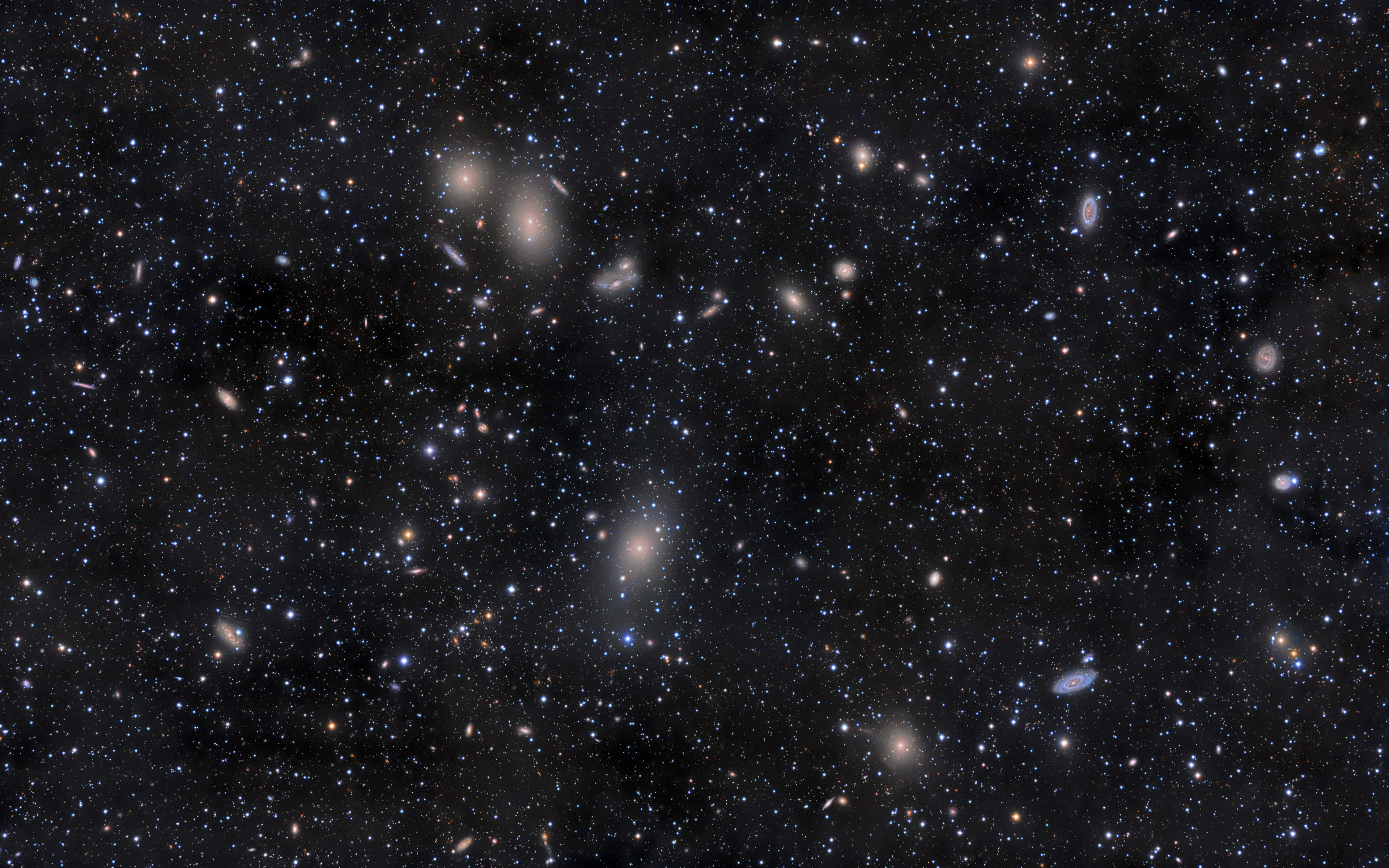 space, Galaxy, Stars, Cluster, Virgo Wallpaper