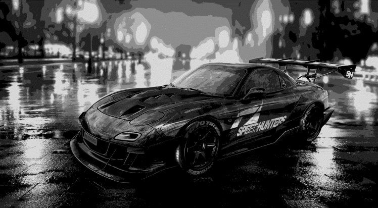 car, Monochrome, Black HD Wallpaper Desktop Background