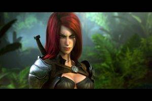 redhead, Katarina, League Of Legends, Light Armor, Daggers, Jungles