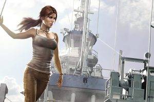 video Games, Video Game Characters, Video Game Girls, Tomb Raider, Lara Croft, Fan Art, Artwork, Tank Top