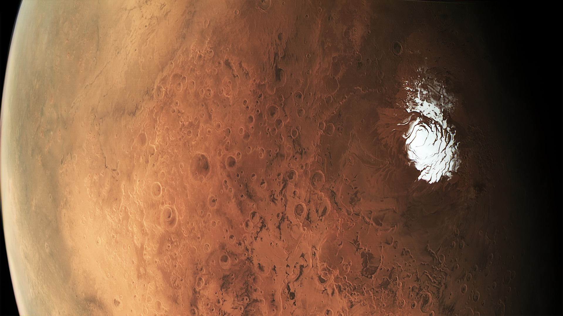 Mars, Space, ESA, Northpole Wallpaper