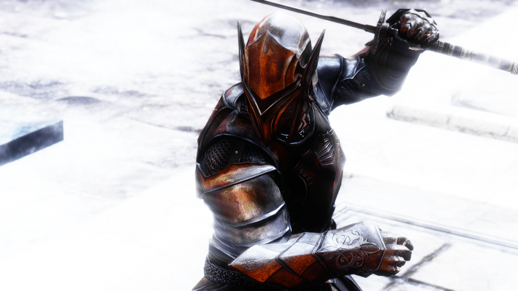 video Games, The Elder Scrolls V: Skyrim, Warrior, Sword, Armor HD Wallpaper Desktop Background