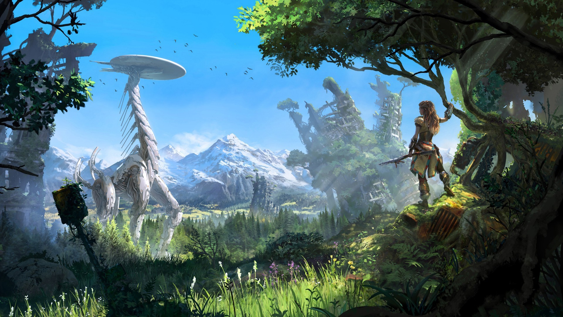 Horizon: Zero Dawn, PlayStation 4, Video Games Wallpapers ...