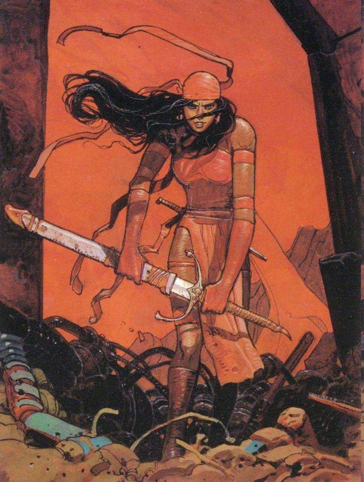 Mœbius, Electra, Marvel Comics HD Wallpaper Desktop Background