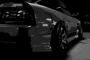 monochrome, Black, Car, Nissan 180SX, Need For Speed