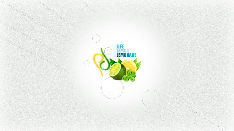 Lemonade, Life, Lemon, Lemons, Green, Yellow, Abstract, Circle HD Wallpaper Desktop Background
