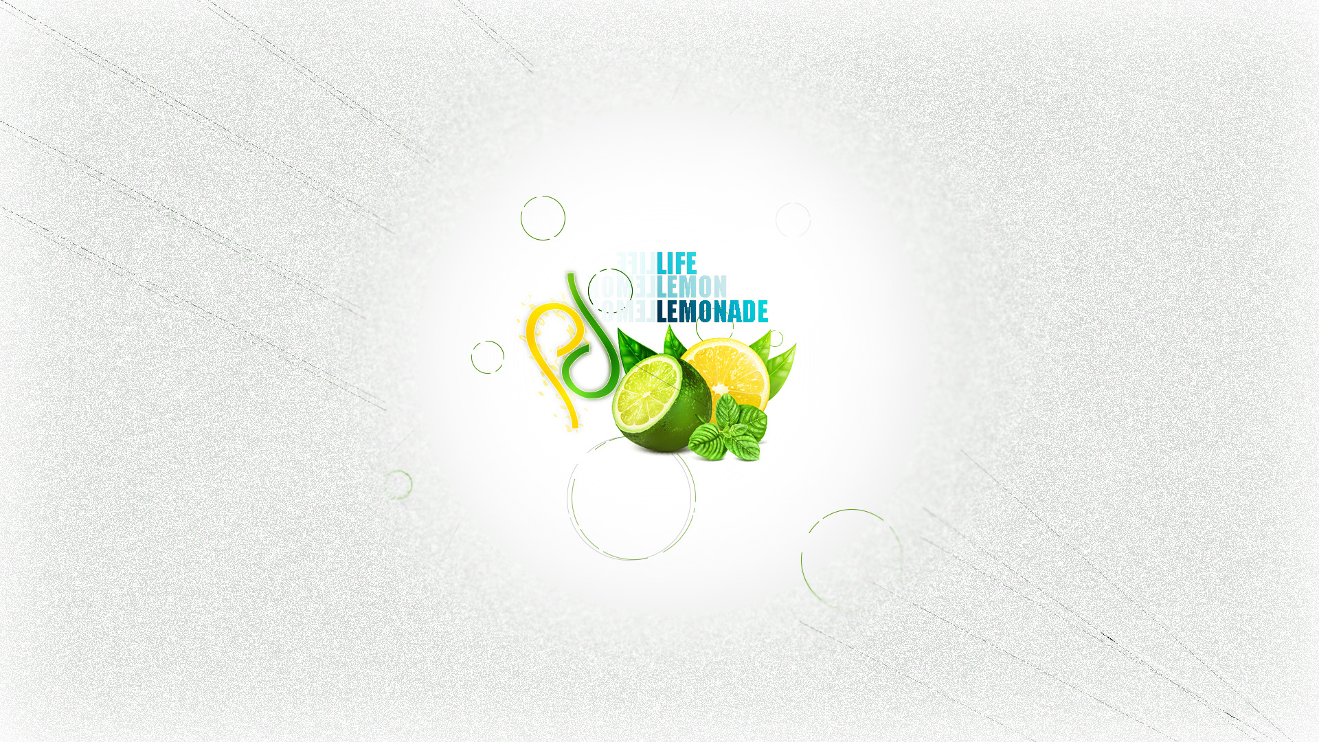 Lemonade, Life, Lemon, Lemons, Green, Yellow, Abstract, Circle Wallpaper