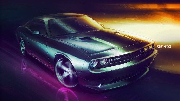 car, Dodge, Challenger HD Wallpaper Desktop Background