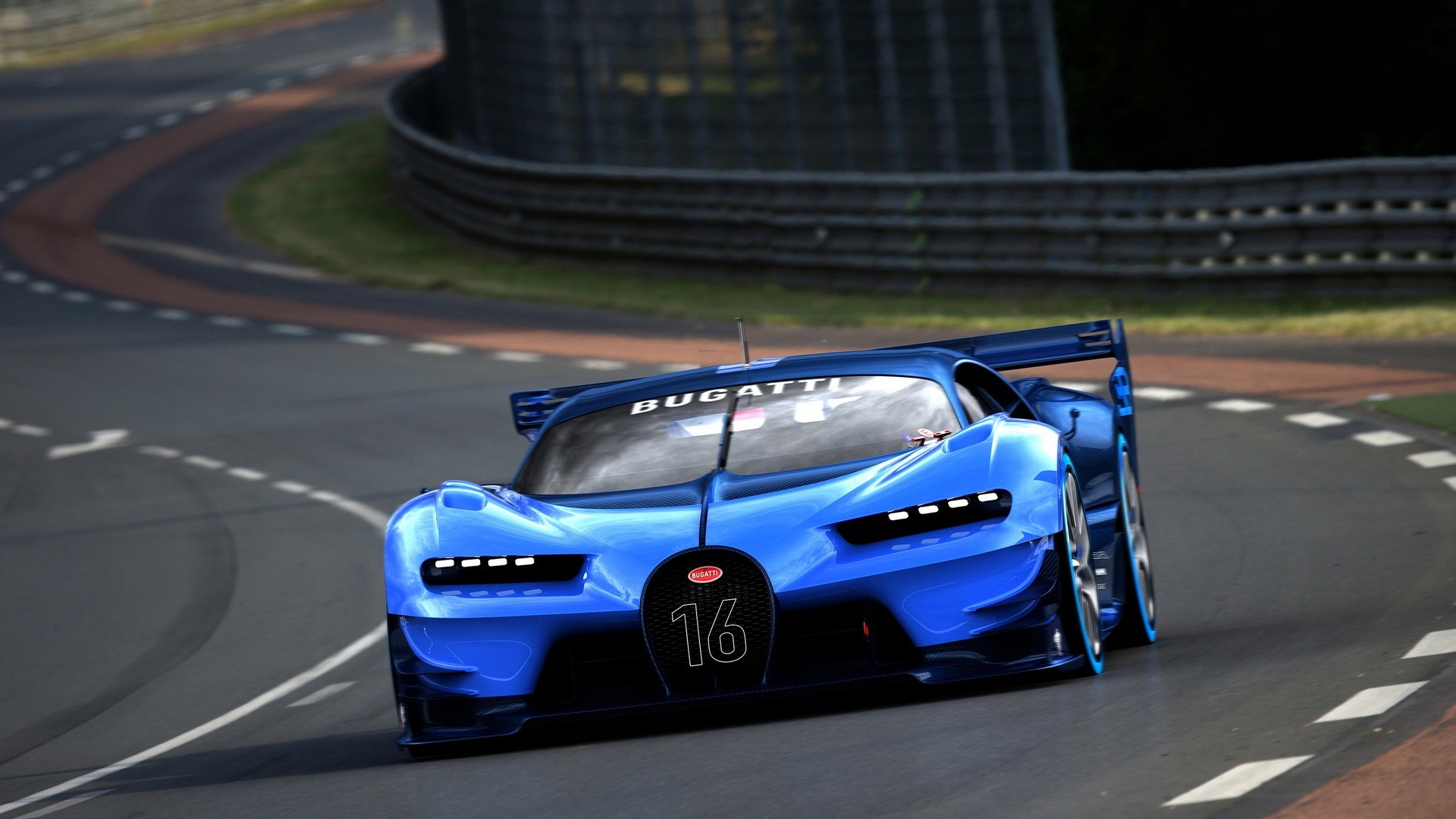 car, Bugatti Vision Gran Turismo Wallpaper