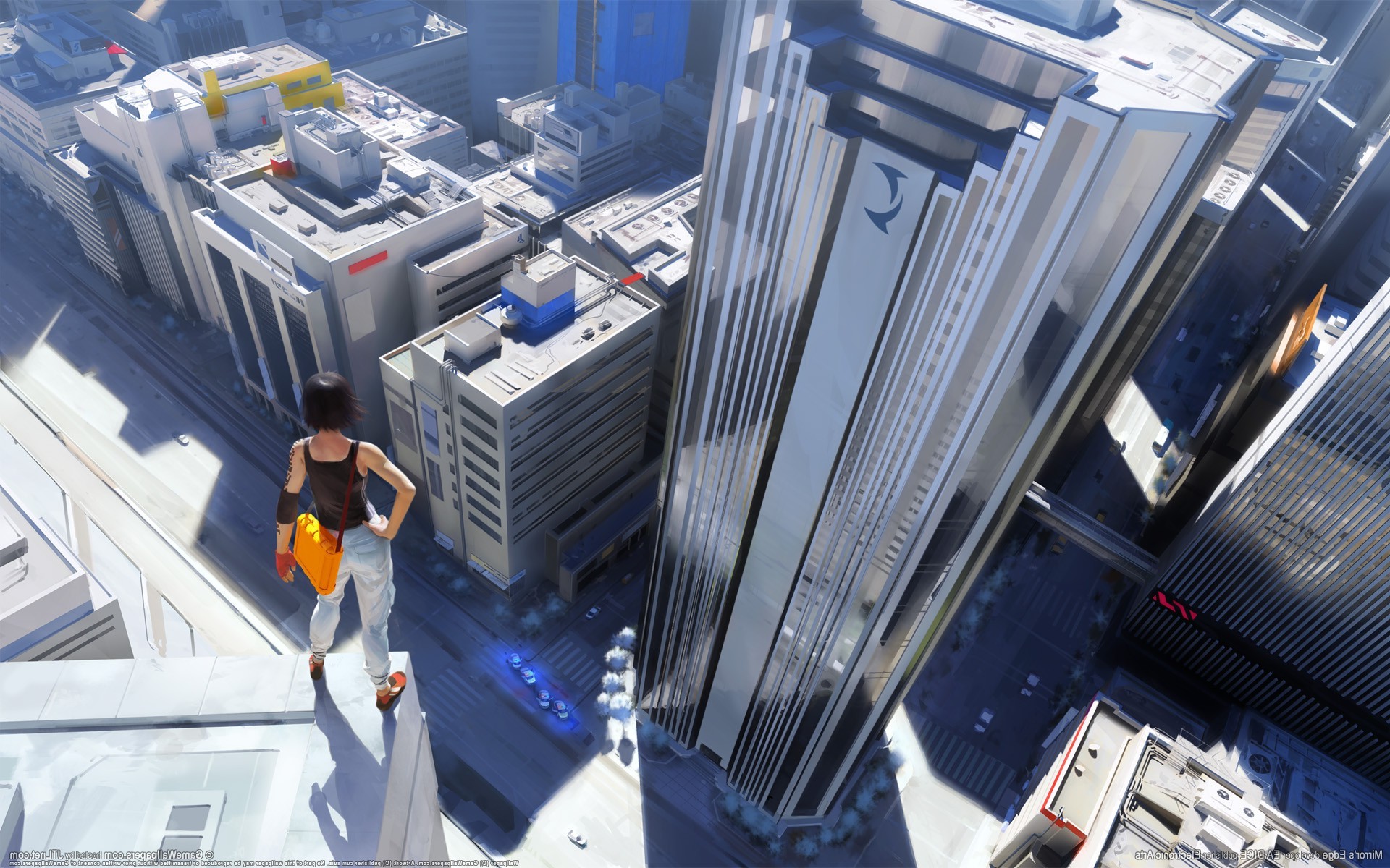 video Games, City, Aerial View, Mirrors Edge Wallpaper
