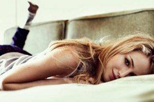 blonde, Lying On Front, Jennifer Lawrence