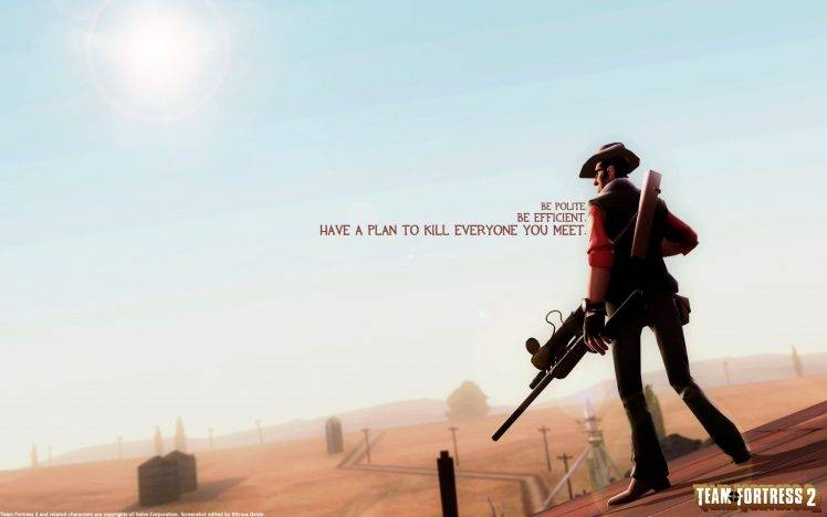 video Games, Team Fortress 2, Quote HD Wallpaper Desktop Background