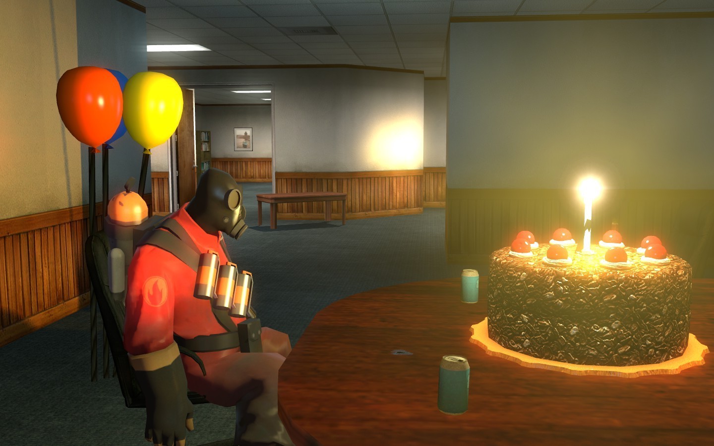video Games, Team Fortress 2, Pyro (character) Wallpaper