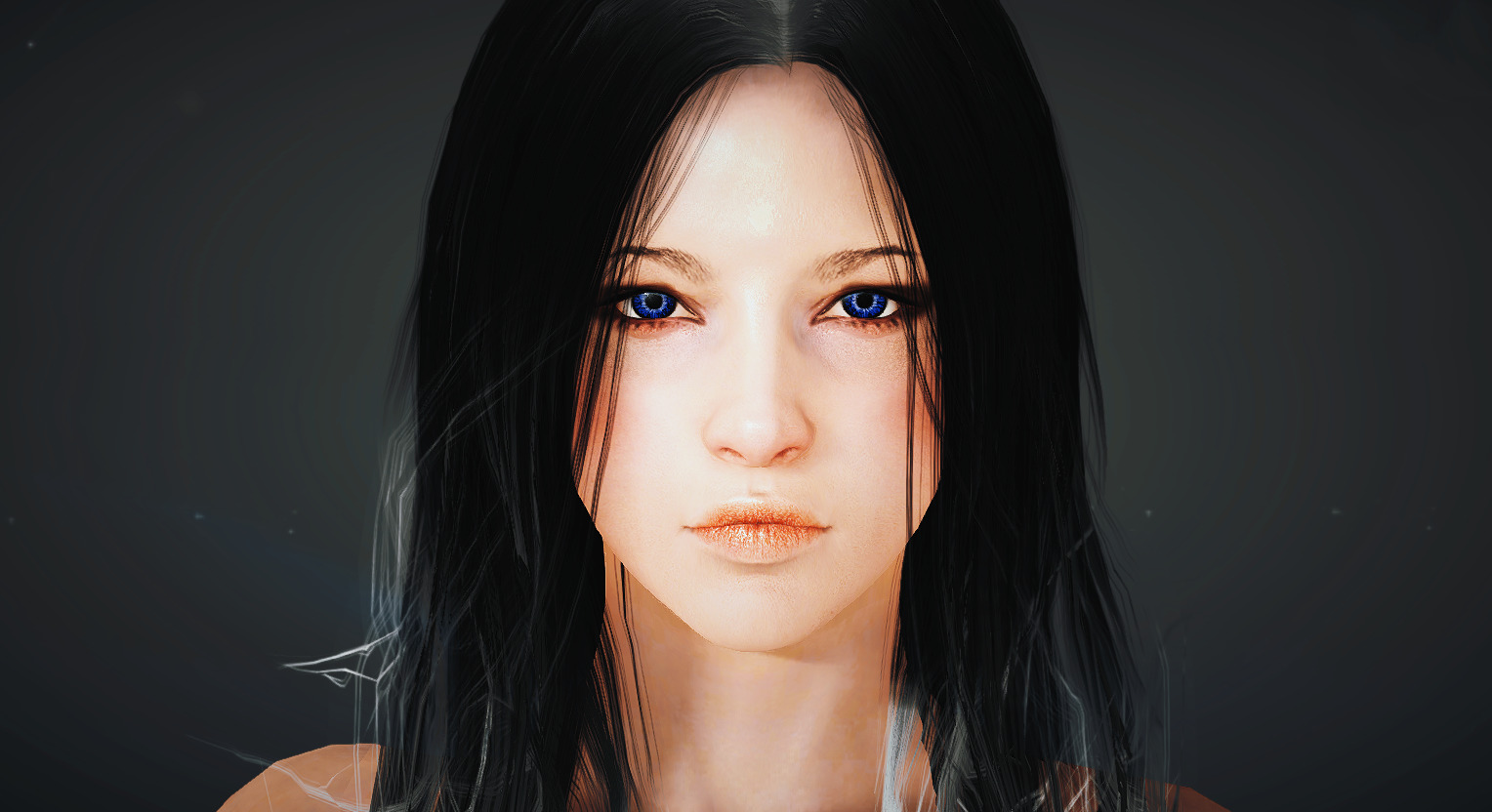 video Games, Black Desert, Black Hair, Dark Hair, Blue ...