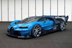 Bugatti Veyron, Car, Vehicle, Blue Cars, Bugatti Vision Gran Turismo