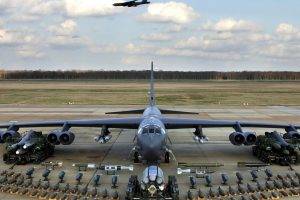 bombs, Bomber, Boeing B 52 Stratofortress, Aircraft, Military Aircraft