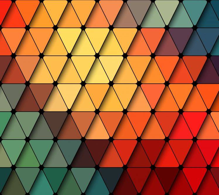 abstract, Colorful, Triangle HD Wallpaper Desktop Background