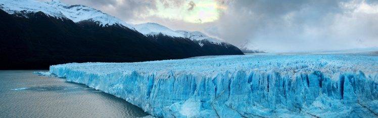 landscape, Ice, Mountain, Patagonia, Glaciers, Multiple Display HD Wallpaper Desktop Background