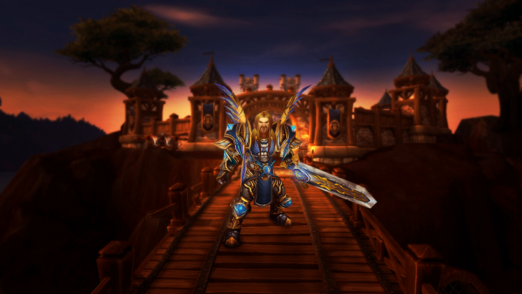 World Of Warcraft: Warlords Of Draenor, Photoshopped, Paladin, Ashran HD Wallpaper Desktop Background