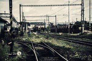 train, Train Station, Old, Rust, Car, Rail Yard, Nature, Ground, Destruction, Sky, Clouds, Pripyat